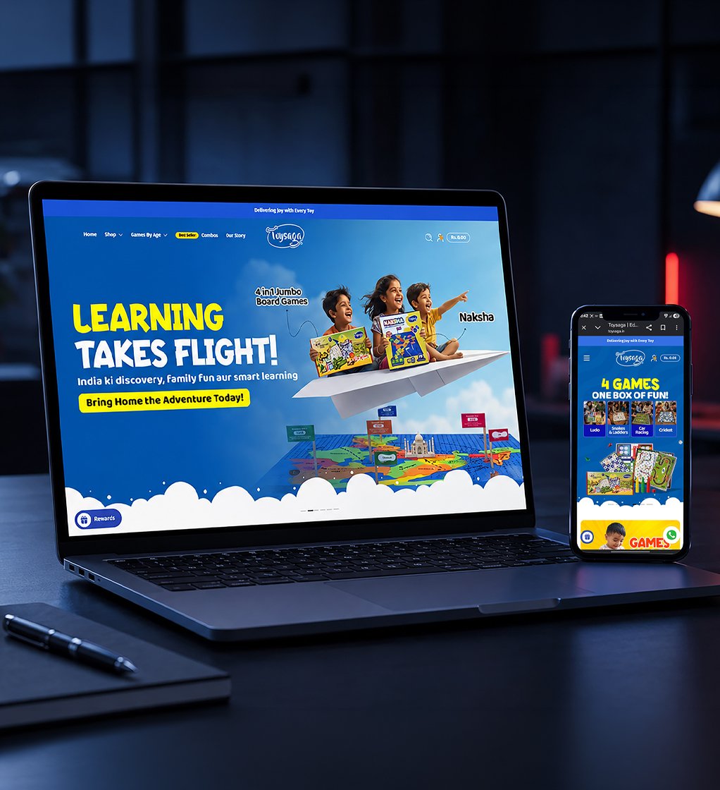 Toysaga e-commerce website